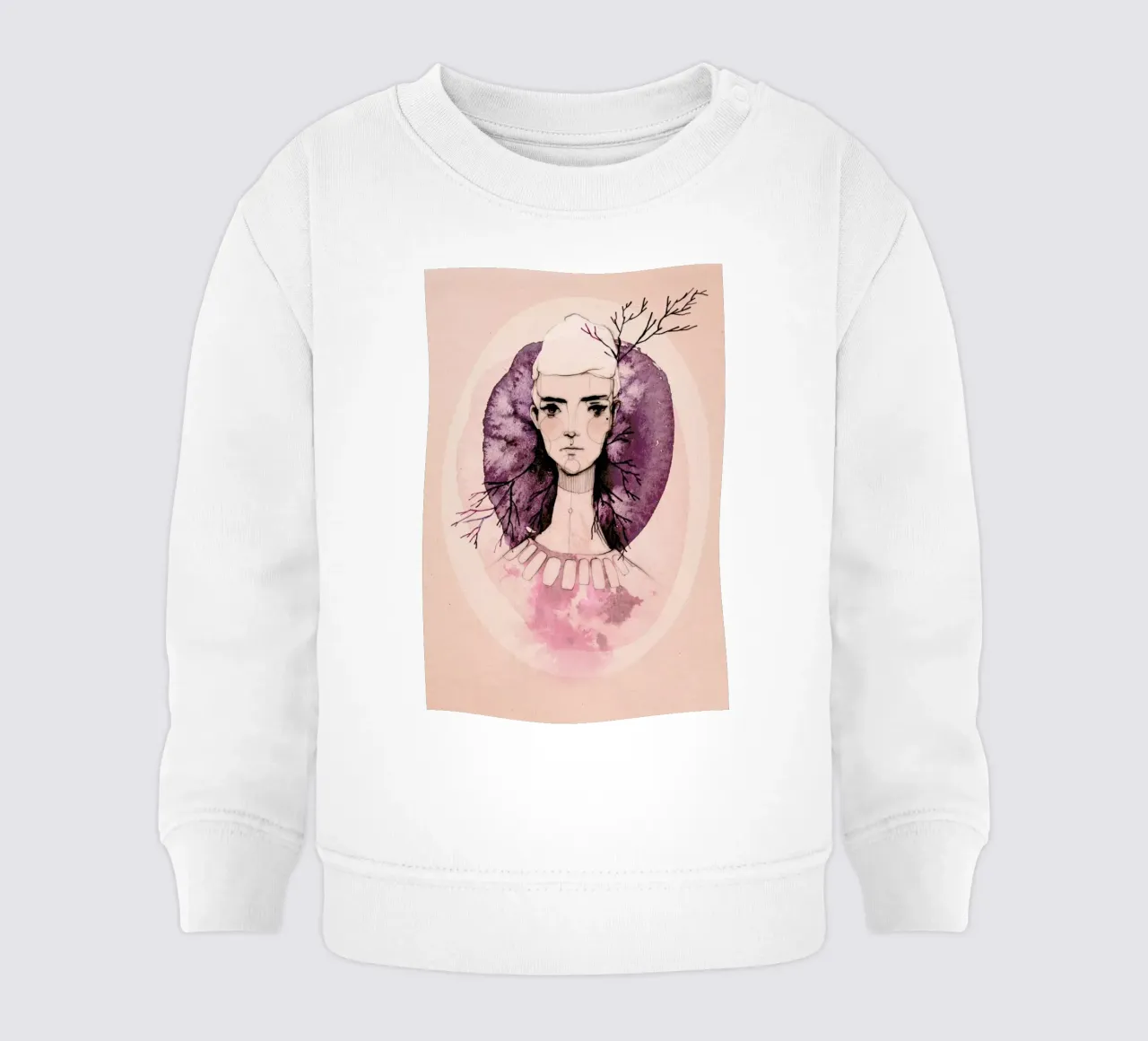 Lilac felpa neonato da Ekaterina Koroleva