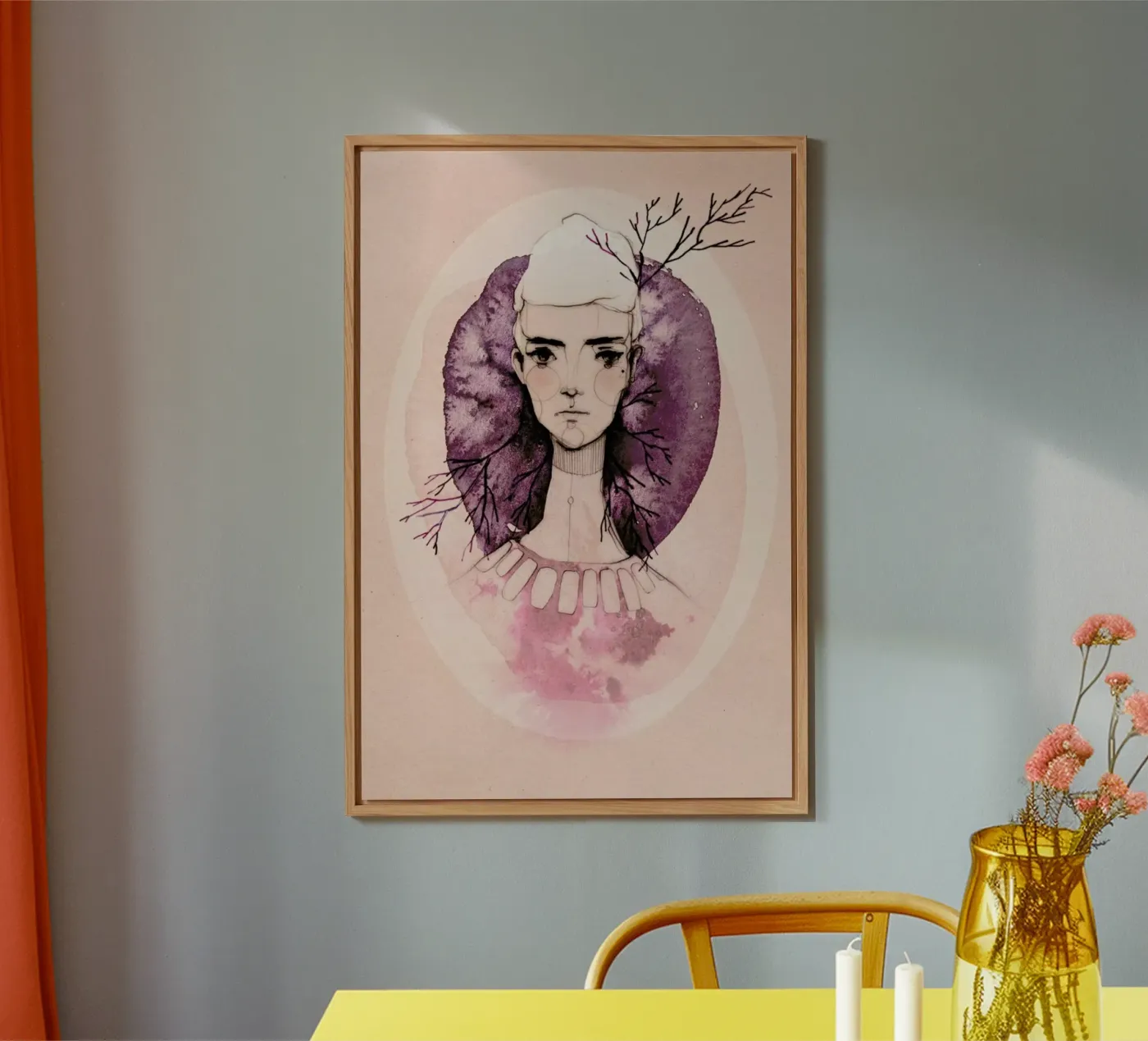 Lilac forex plate by Ekaterina Koroleva
