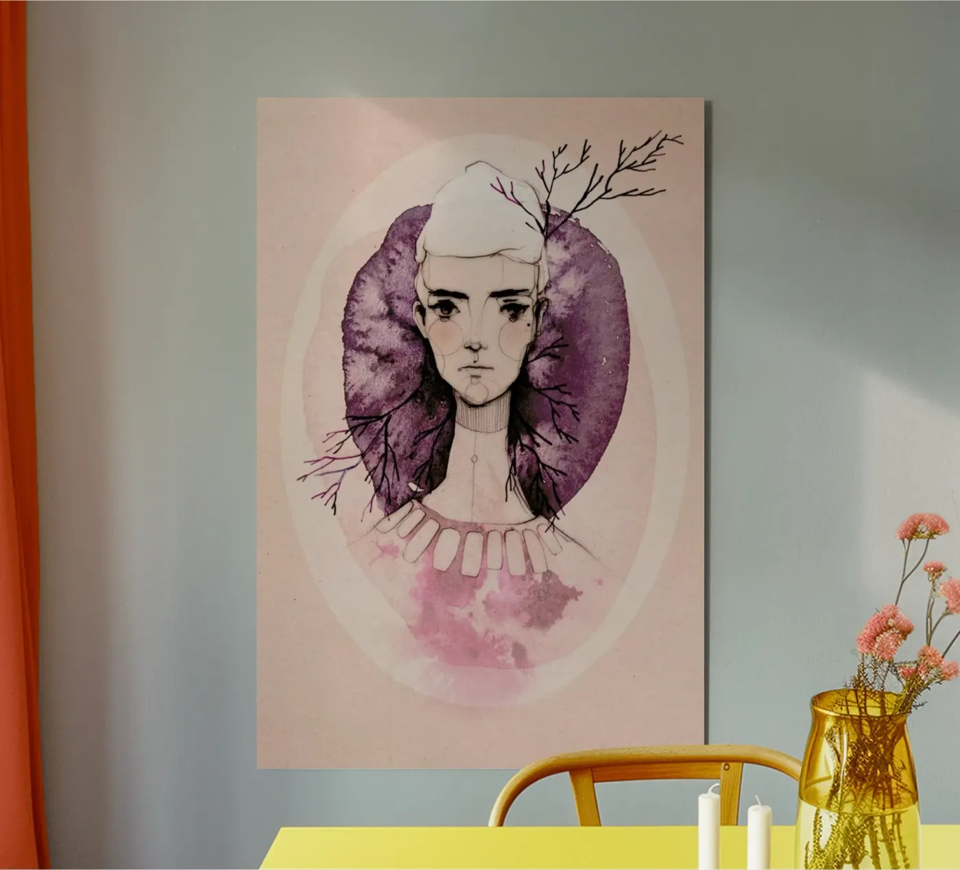 Lilac forex plate by Ekaterina Koroleva