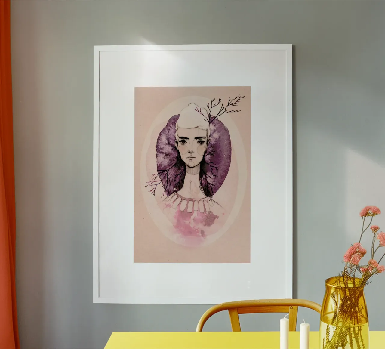 Lilac poster by Ekaterina Koroleva