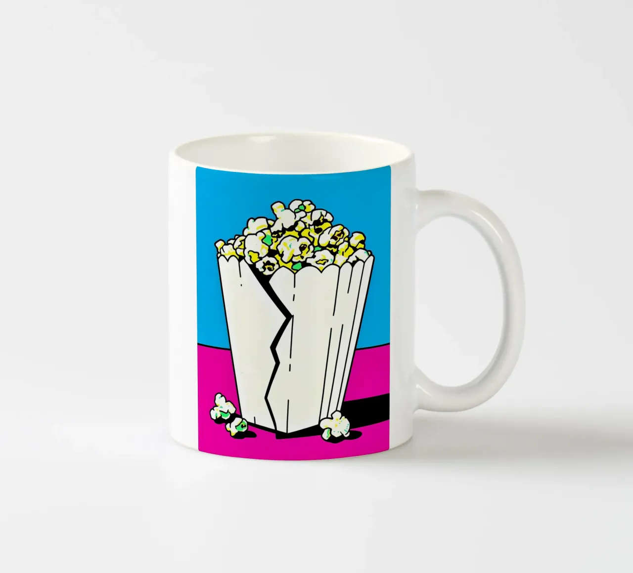 Popcorn - Pop Art tazza in ceramica da ColorCrash Gallery
