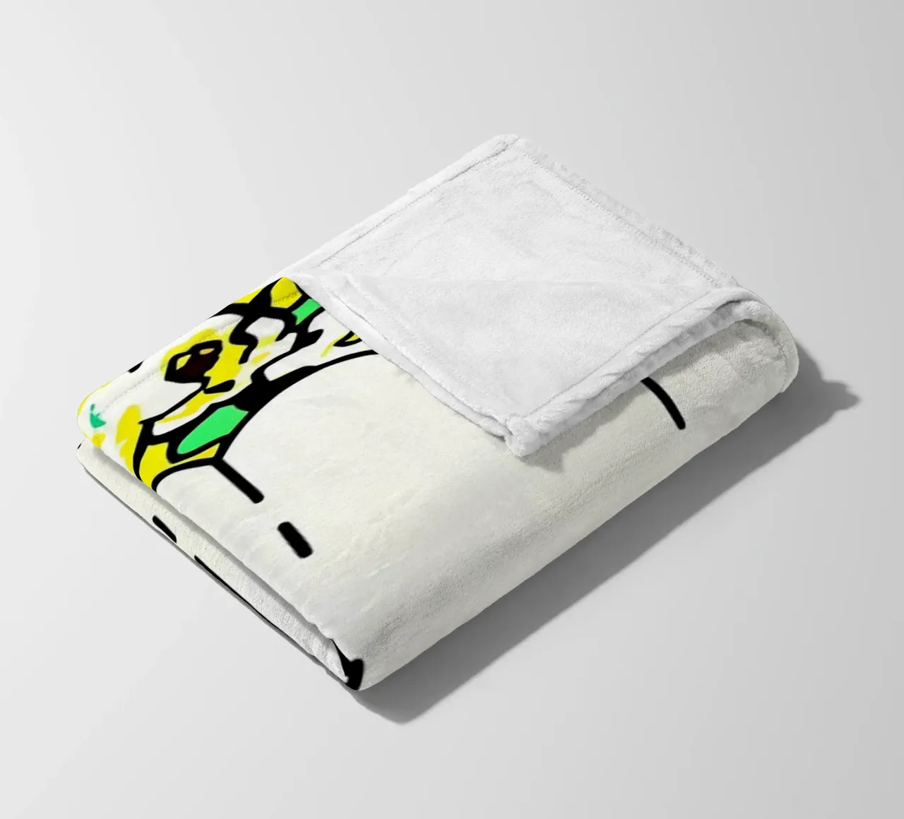 Popcorn - Pop Art coperta in pile da ColorCrash Gallery