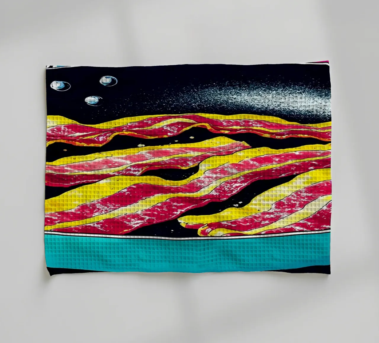 Padella con pancetta - Pop Art canovaccio da cucina da ColorCrash Gallery