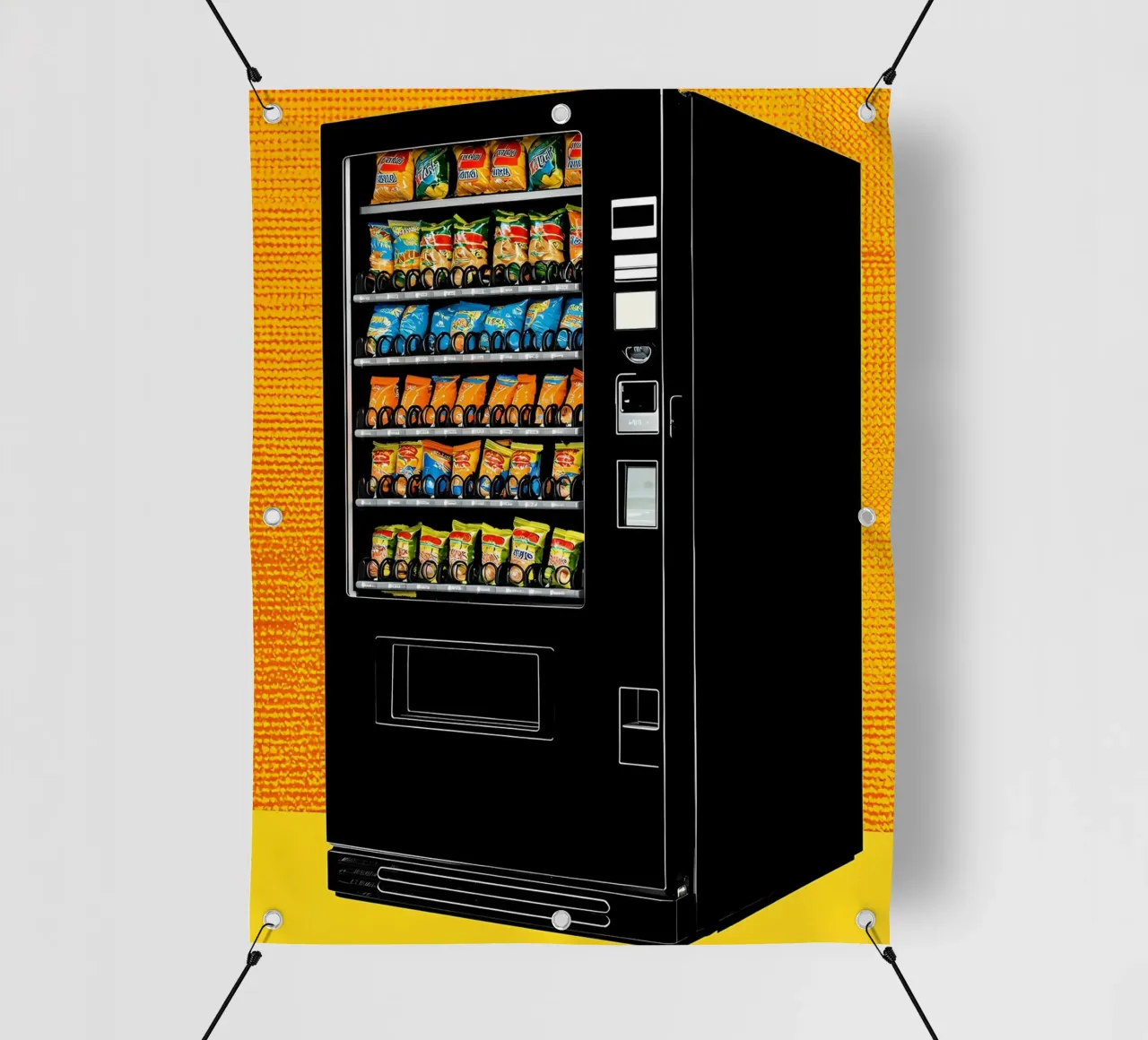 Distributore automatico - Pop Art telo in pvc da ColorCrash Gallery