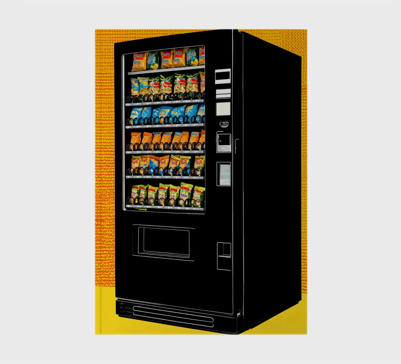 Vending Machine - Pop Art notebook by ColorCrash Gallery