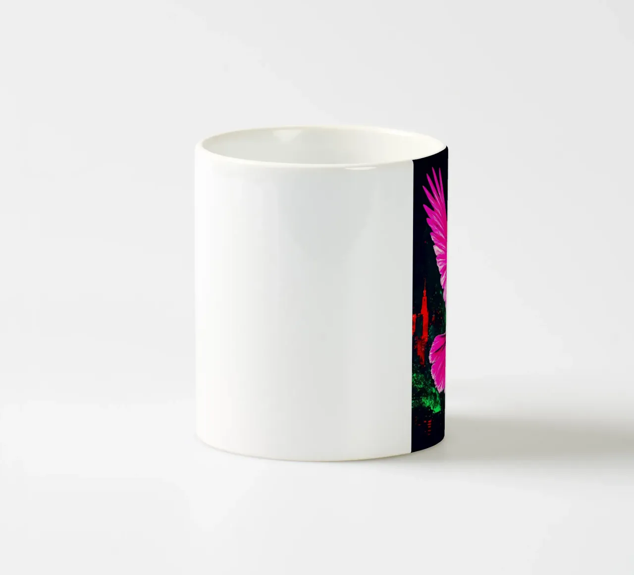 Colomba libera - Pop Art tazza in ceramica da ColorCrash Gallery