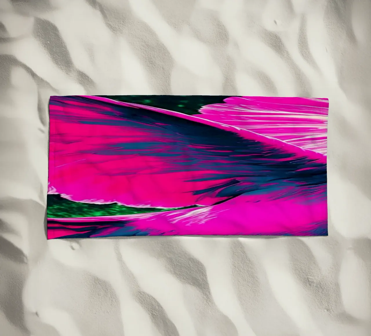 Free Dove - Pop Art beach towel by ColorCrash Gallery
