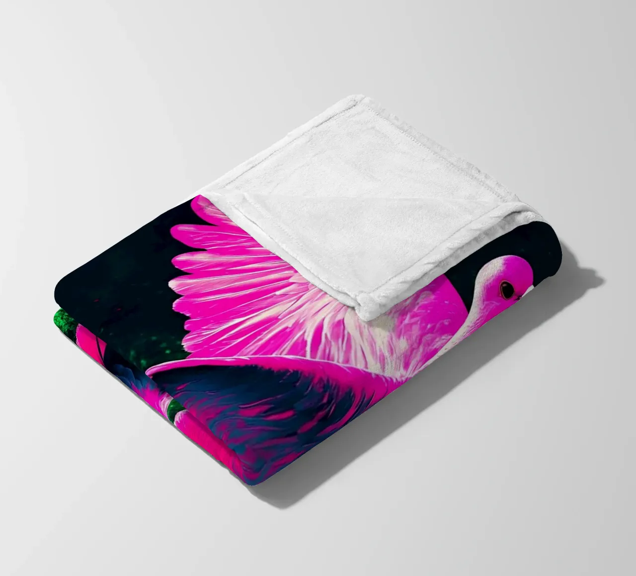 Colomba libera - Pop Art coperta in pile da ColorCrash Gallery