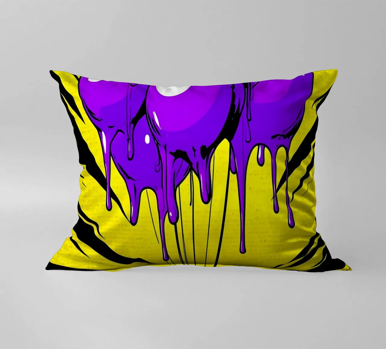 Palloncini che si sciolgono - Pop Art cuscino da ColorCrash Gallery