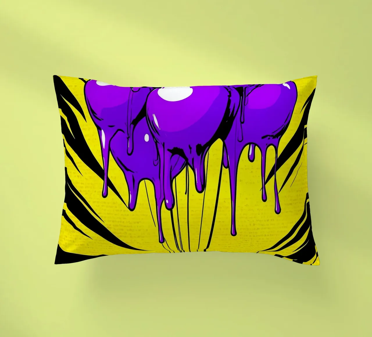Palloncini che si sciolgono - Pop Art cuscino da ColorCrash Gallery