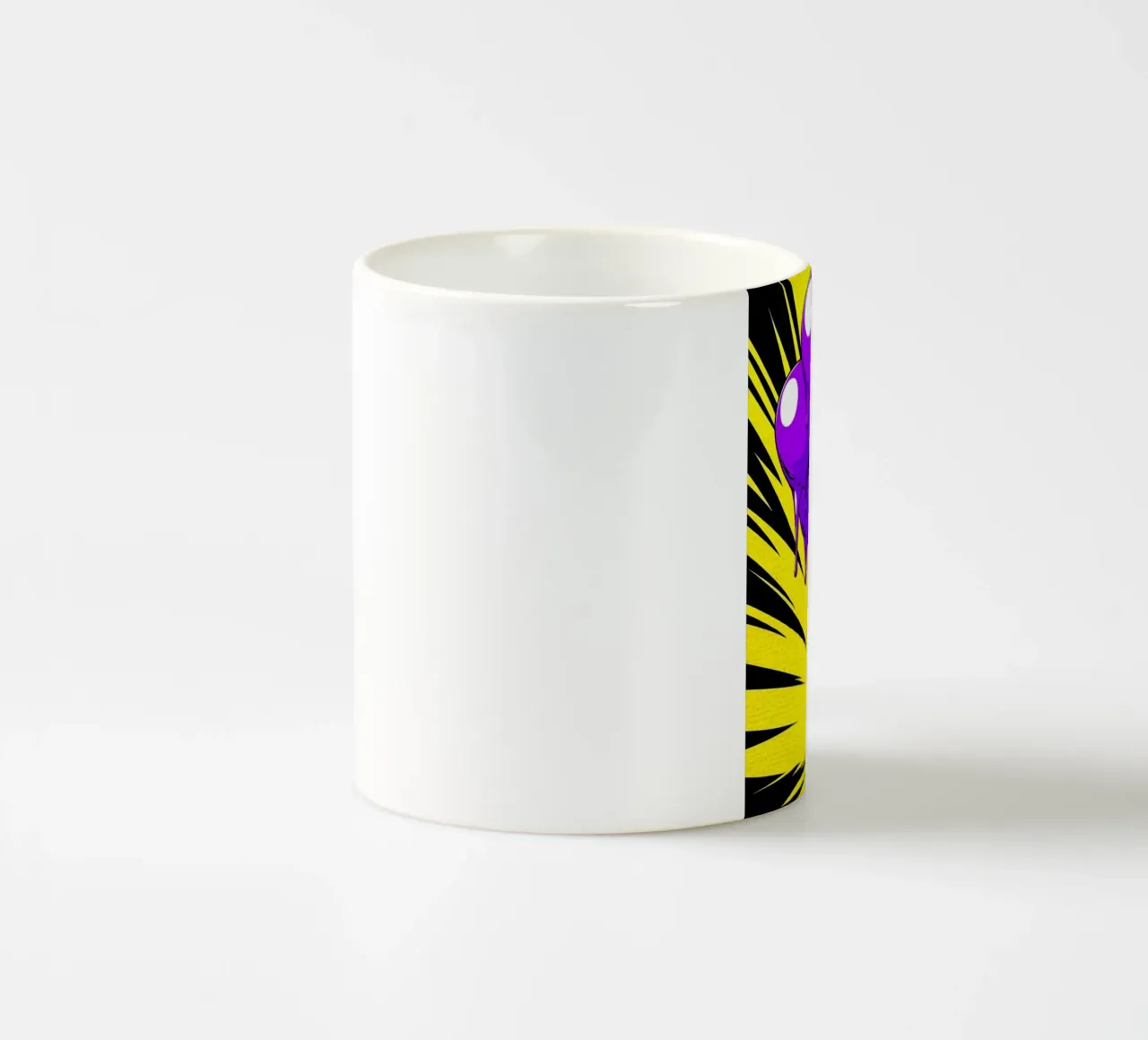 Palloncini che si sciolgono - Pop Art tazza in ceramica da ColorCrash Gallery