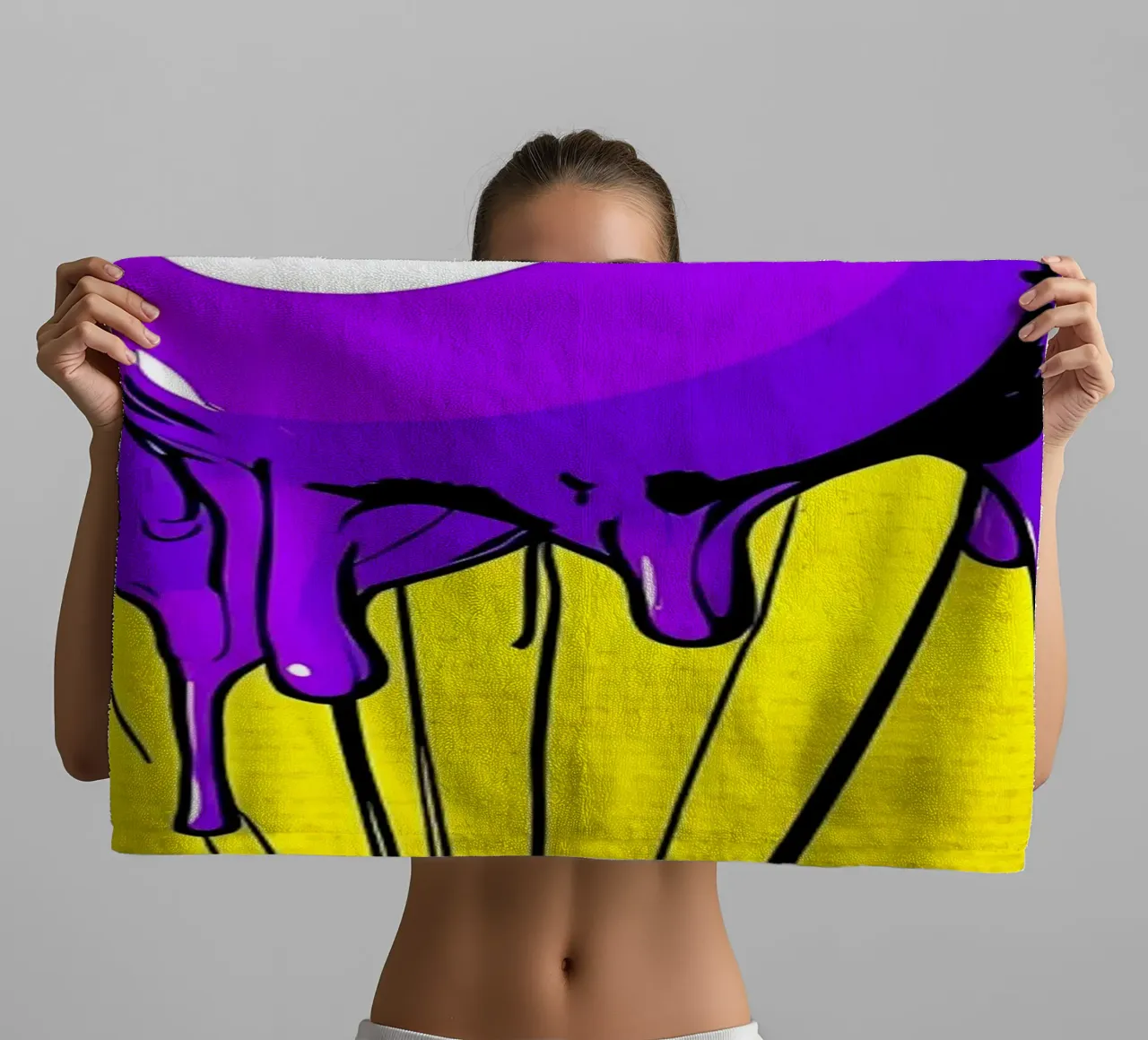Palloncini che si sciolgono - Pop Art asciugamano da bagno da ColorCrash Gallery