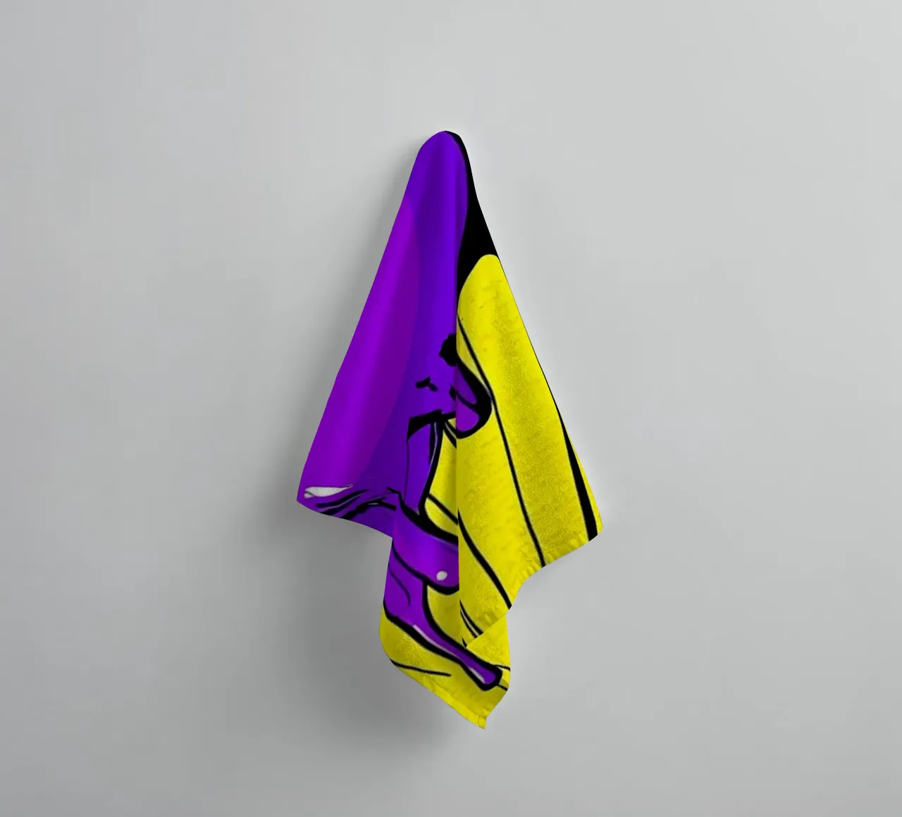 Palloncini che si sciolgono - Pop Art asciugamano da bagno da ColorCrash Gallery