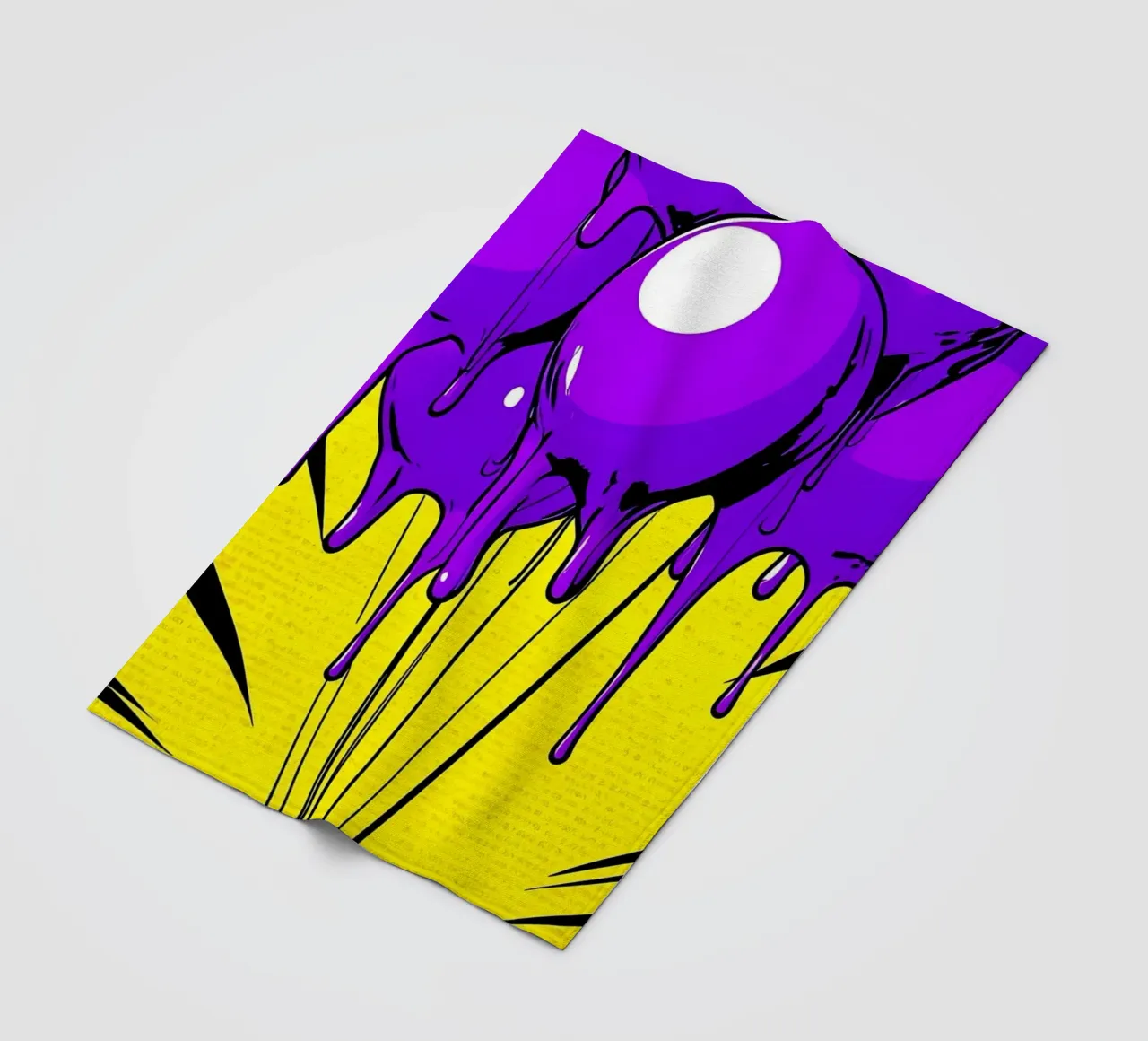 Palloncini che si sciolgono - Pop Art coperta in pile da ColorCrash Gallery