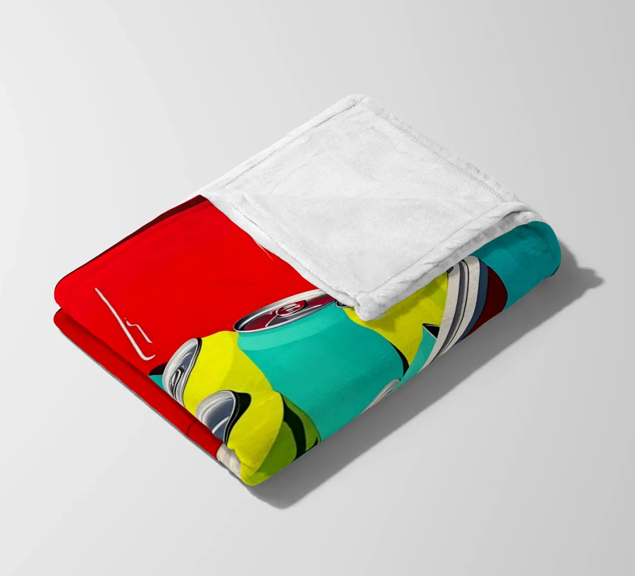 Raffreddatore - Pop Art coperta in pile da ColorCrash Gallery