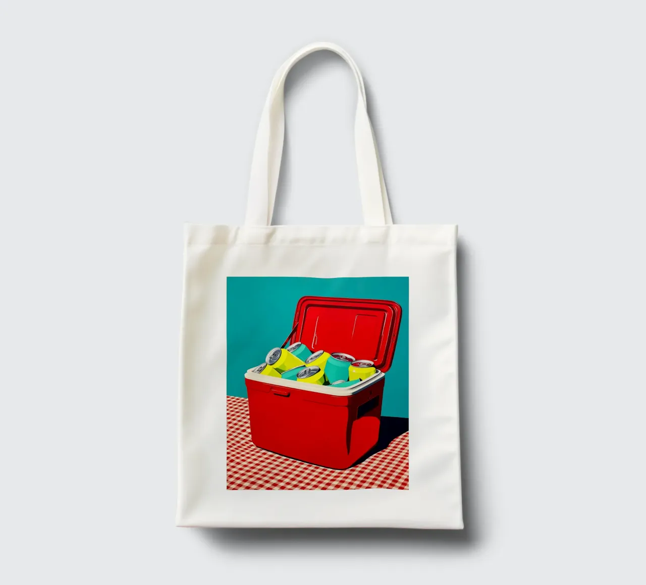 Raffreddatore - Pop Art borsa in juta da ColorCrash Gallery