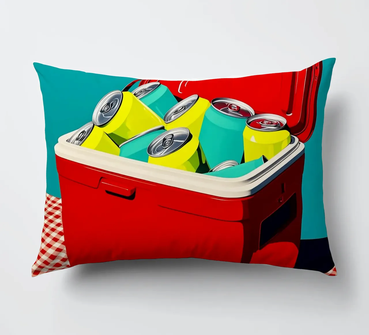 Raffreddatore - Pop Art cuscino da ColorCrash Gallery