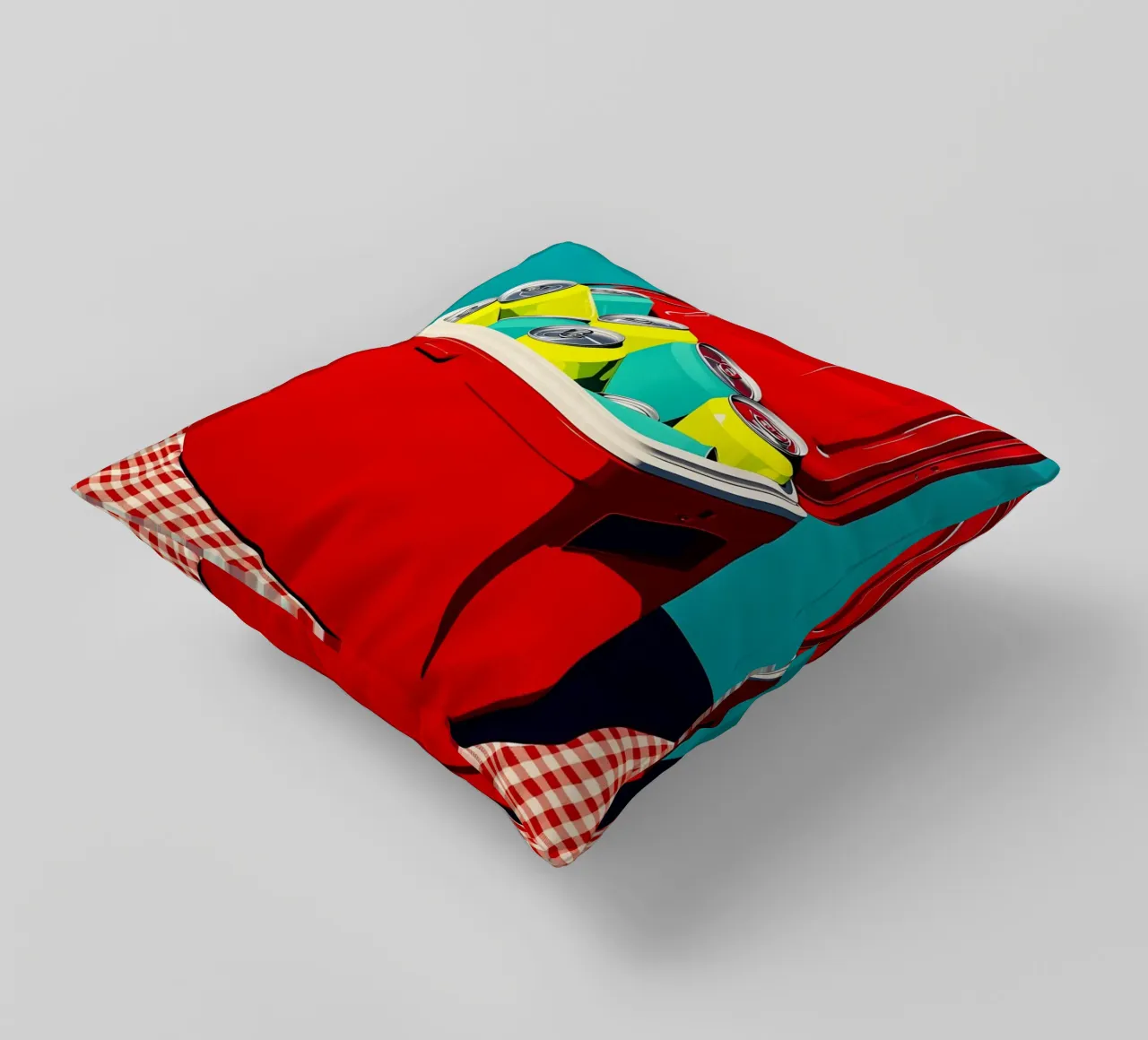 Raffreddatore - Pop Art cuscino da ColorCrash Gallery