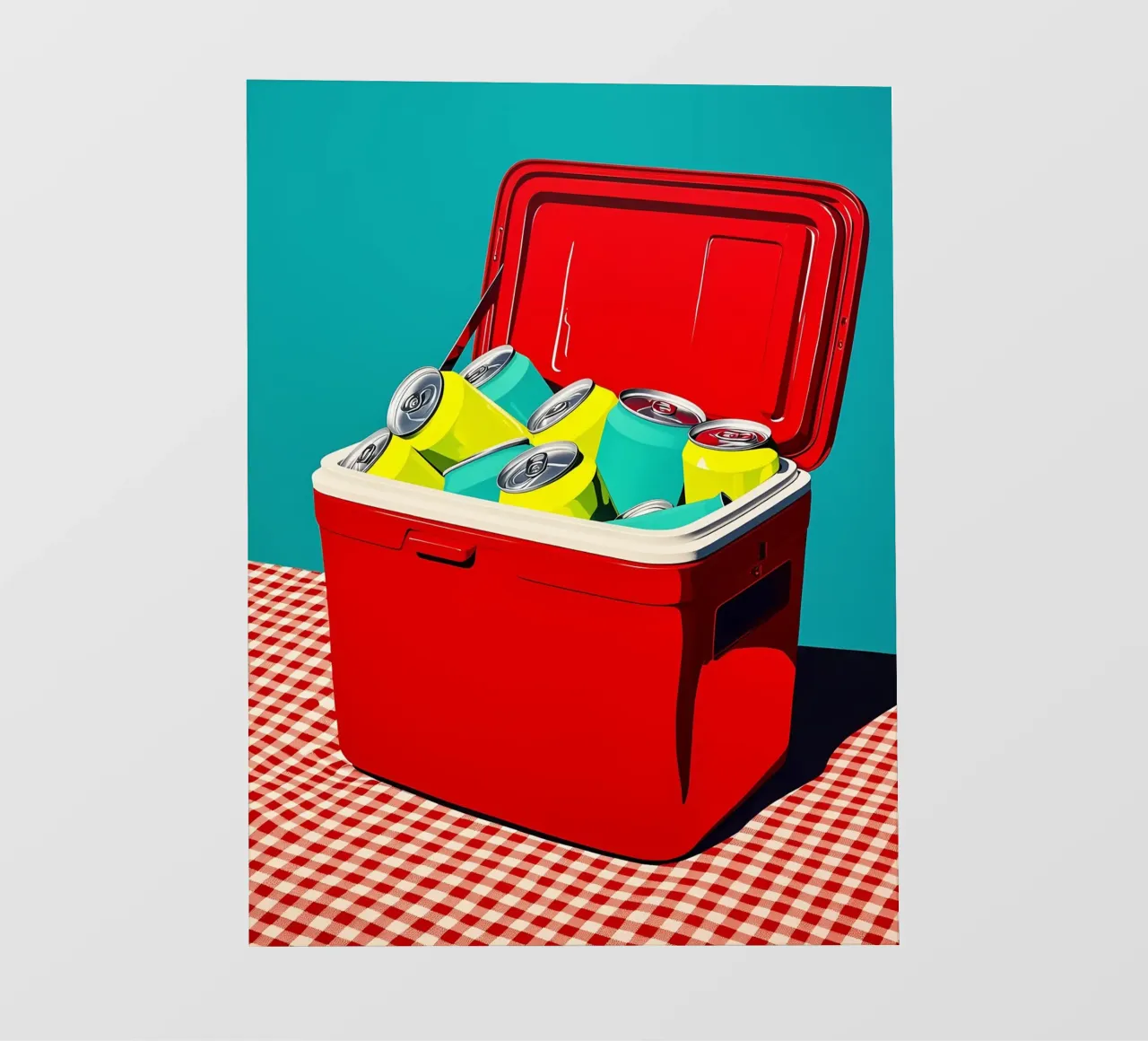 Raffreddatore - Pop Art telo in pvc da ColorCrash Gallery