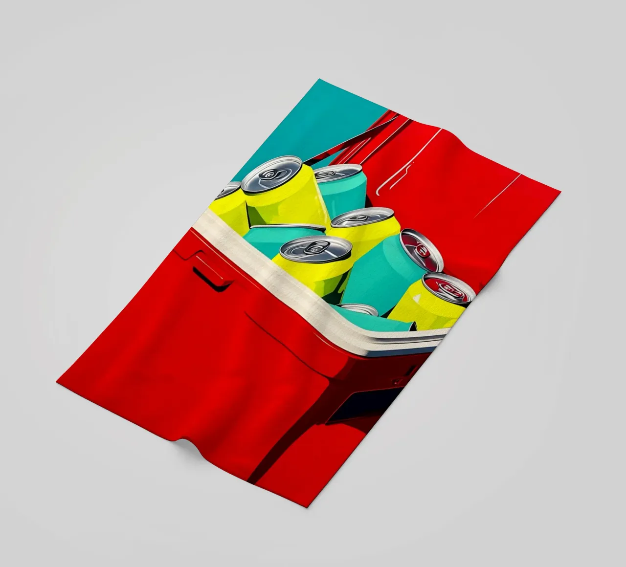 Raffreddatore - Pop Art telo mare da ColorCrash Gallery