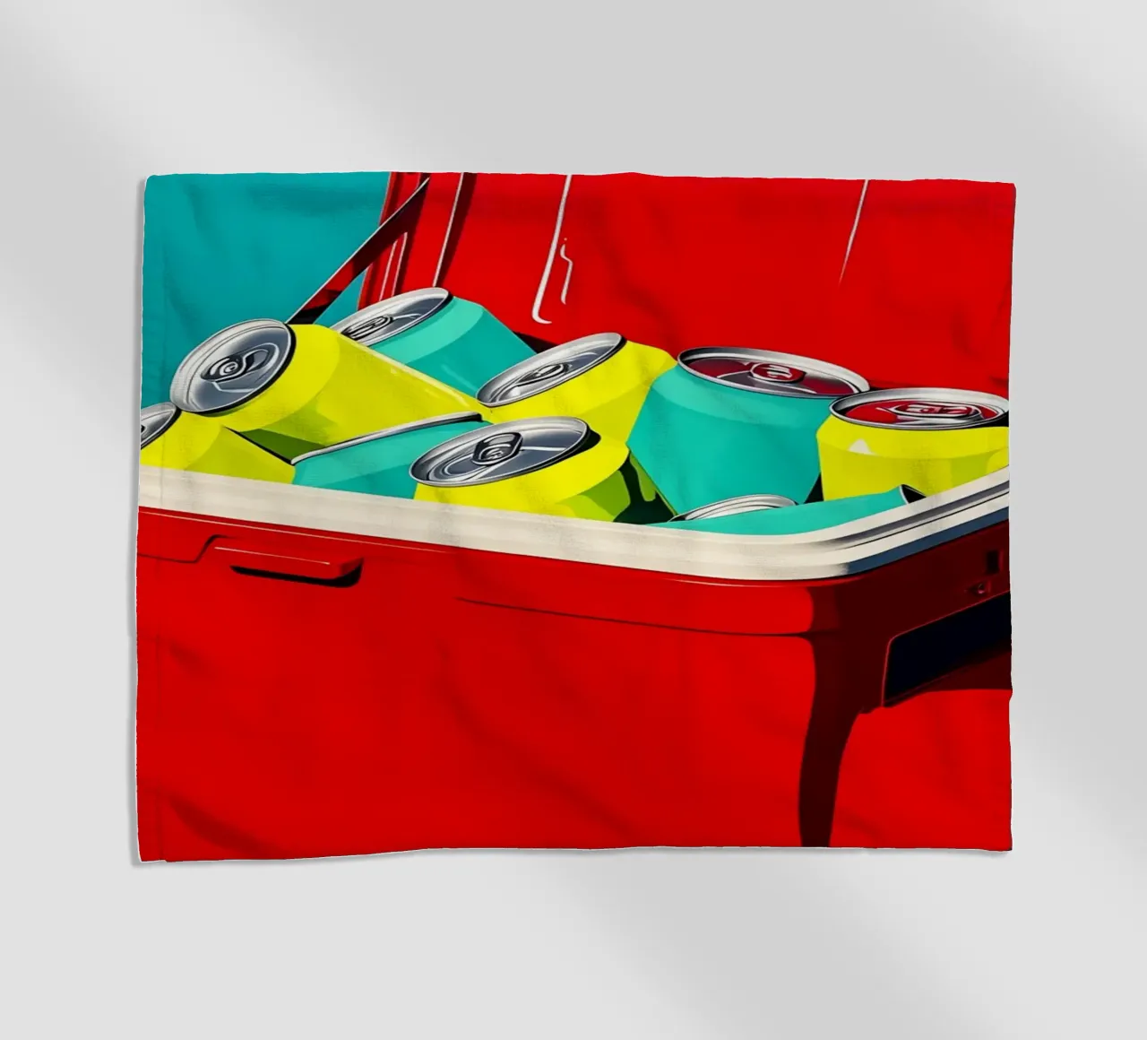 Raffreddatore - Pop Art telo mare da ColorCrash Gallery