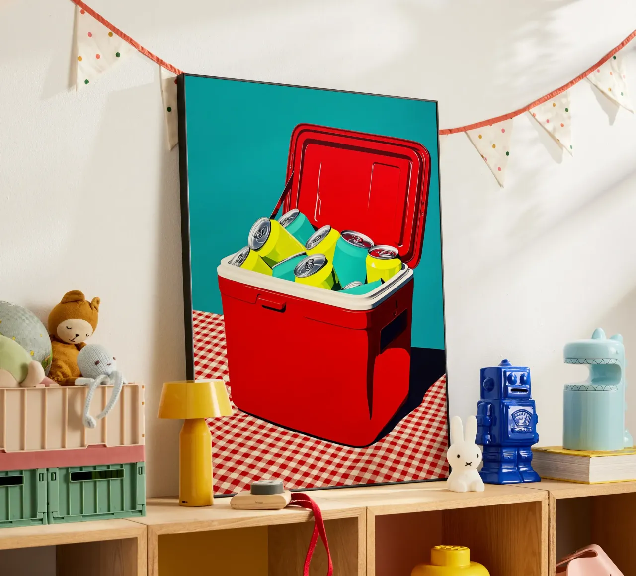 Raffreddatore - Pop Art alluminio dibond da ColorCrash Gallery