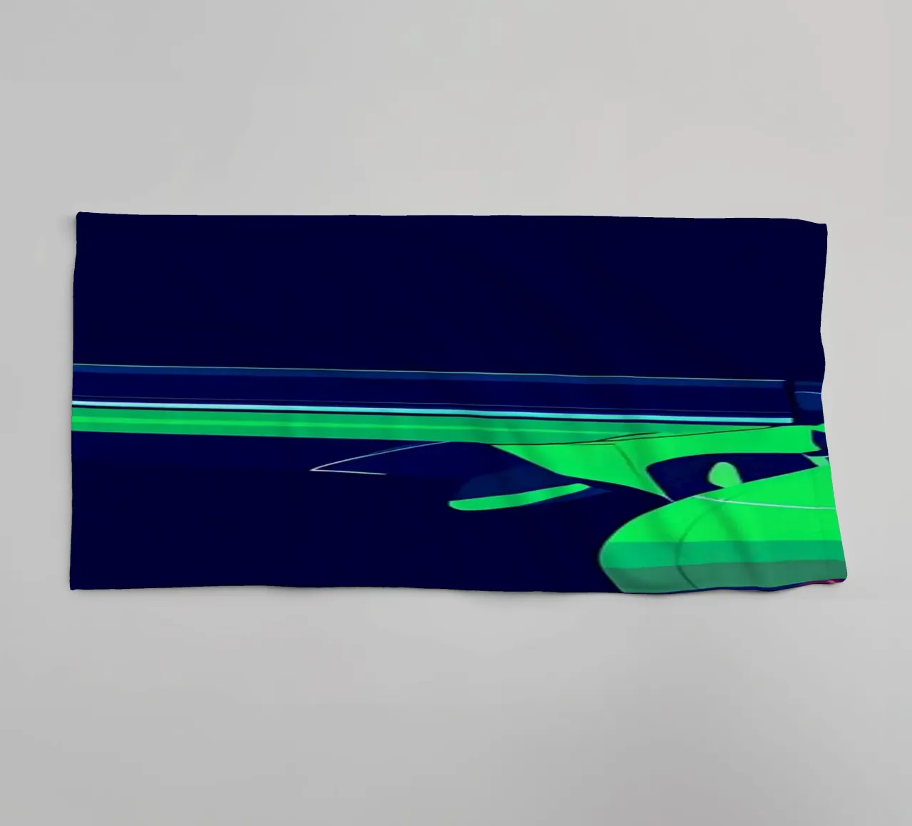 Ala di aereo - Pop Art asciugamano da bagno da ColorCrash Gallery