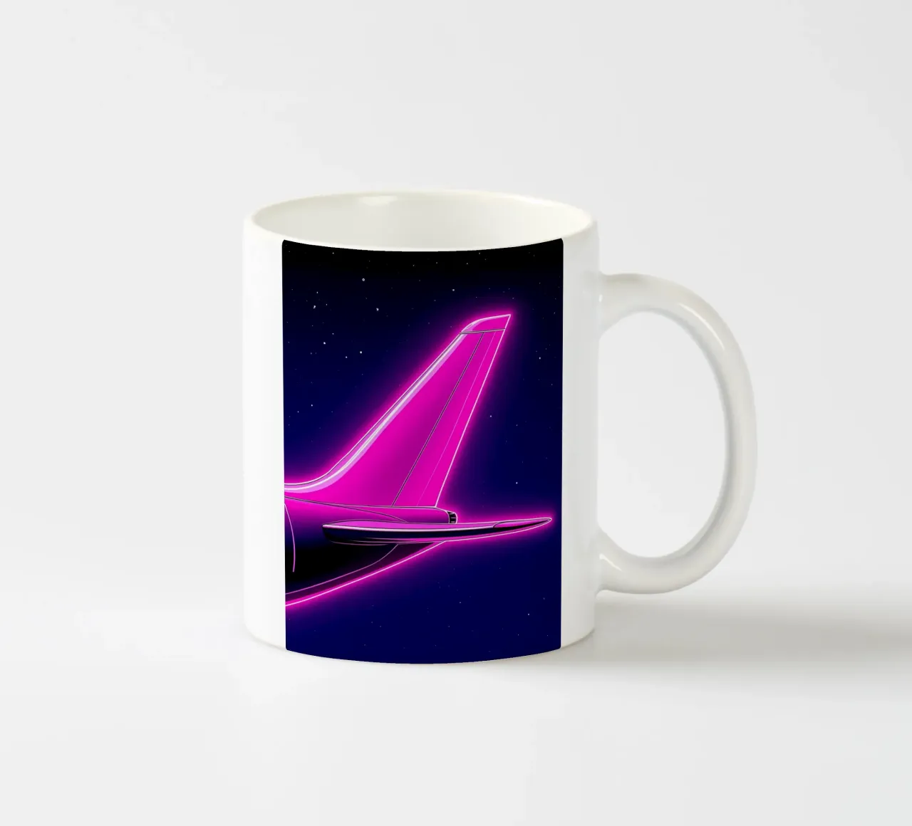 Aereo - Pop Art tazza in ceramica da ColorCrash Gallery