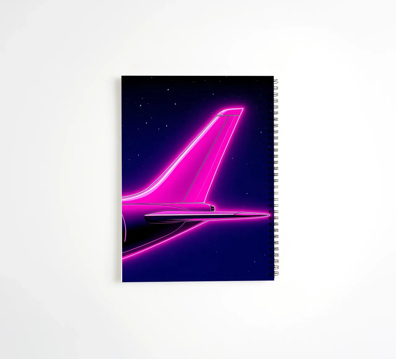 Airplane - Pop Art spiral notebook by ColorCrash Gallery