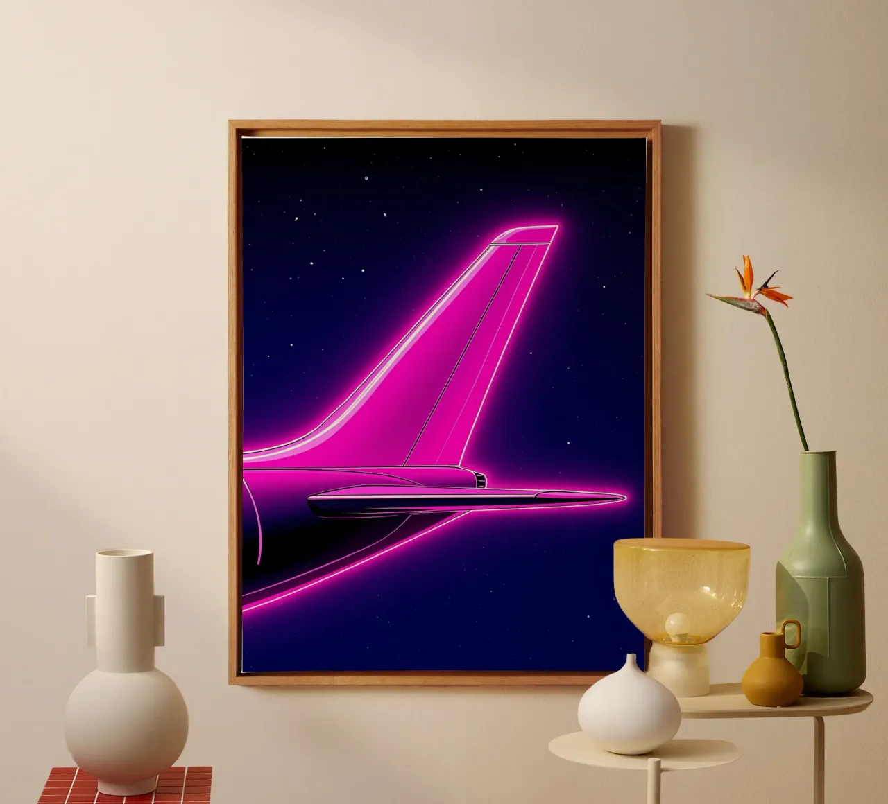 Airplane - Pop Art canvas by ColorCrash Gallery