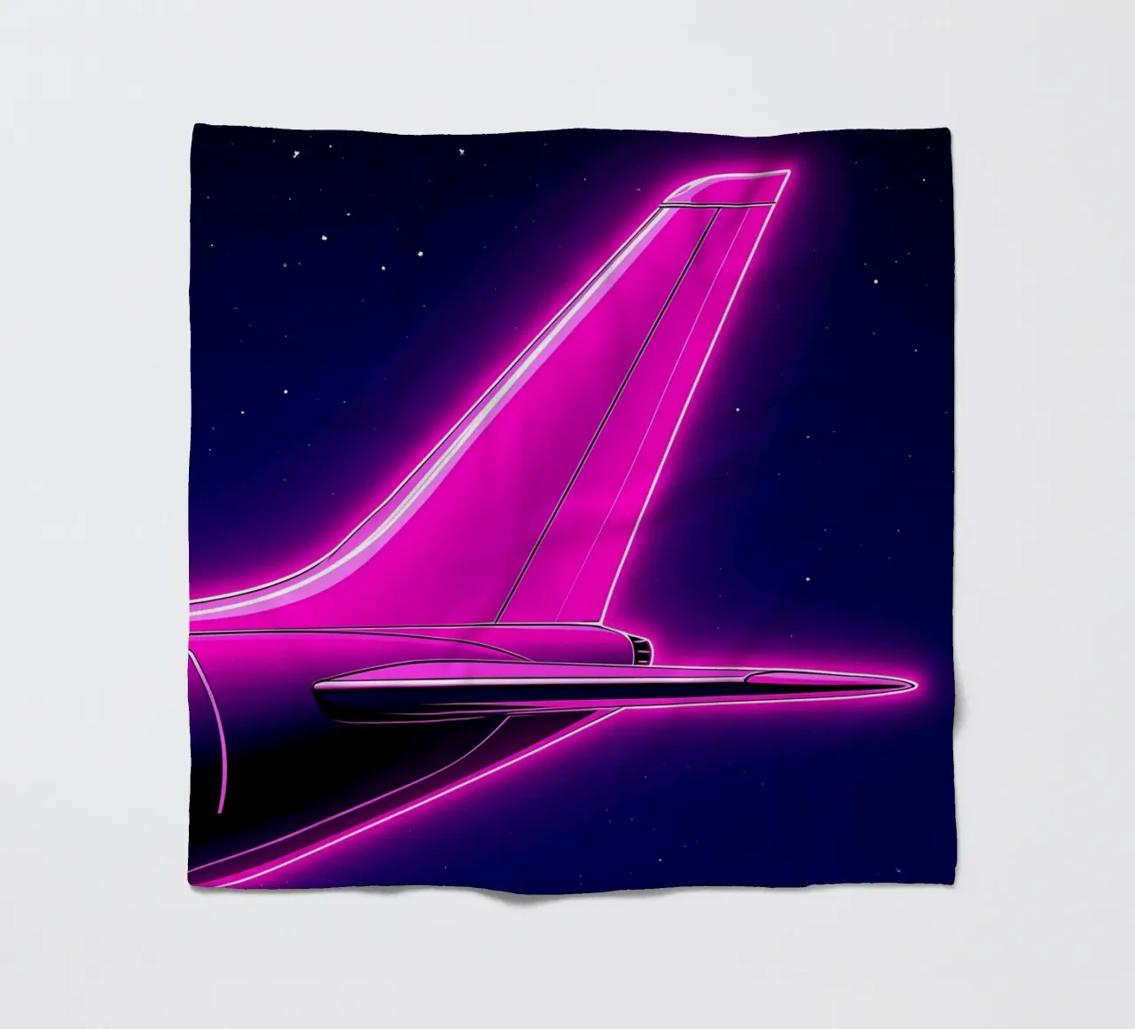 Airplane - Pop Art fleece blanket by ColorCrash Gallery