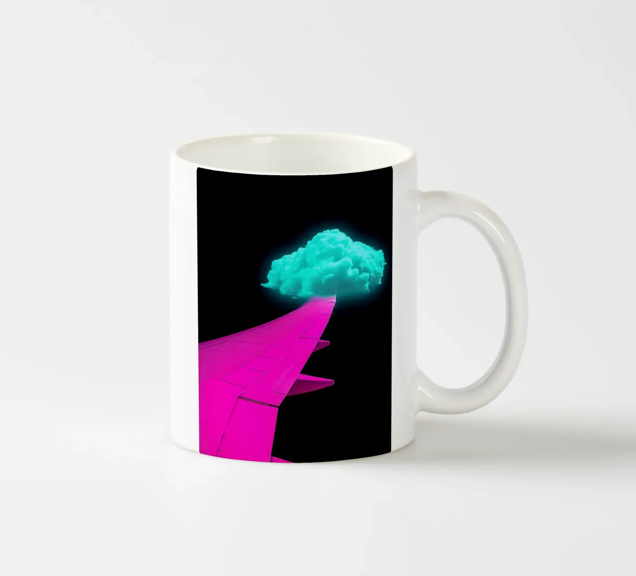 Aereo - Pop Art tazza in ceramica da ColorCrash Gallery