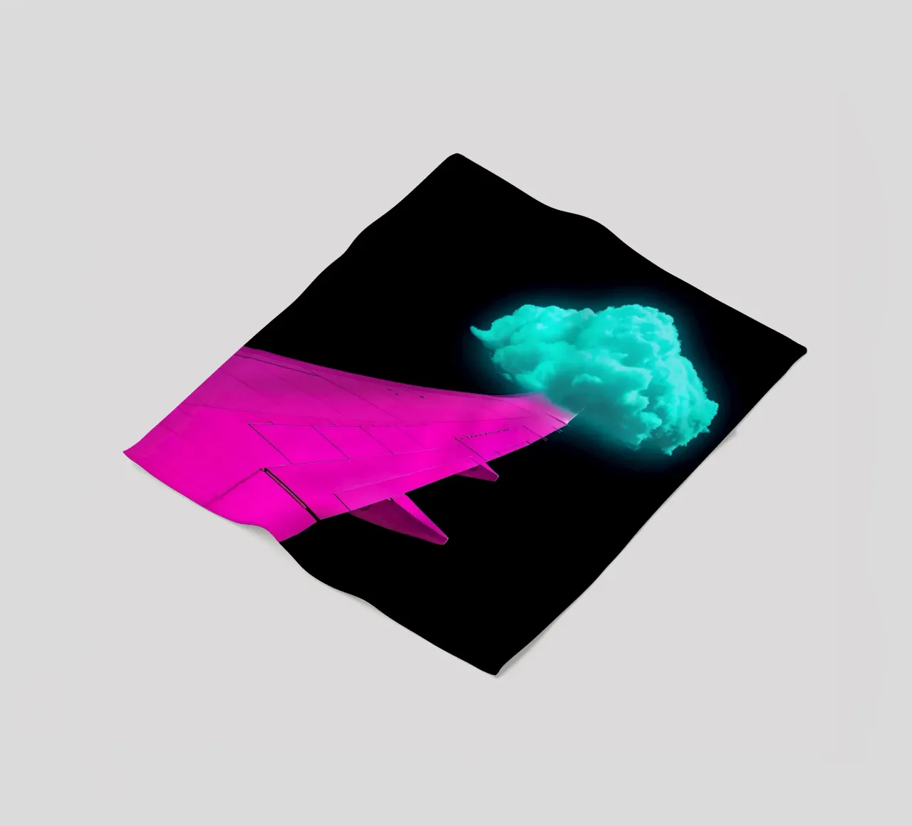 Aereo - Pop Art coperta in pile da ColorCrash Gallery