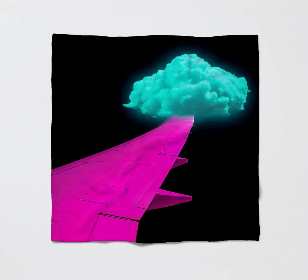 Aereo - Pop Art coperta in pile da ColorCrash Gallery