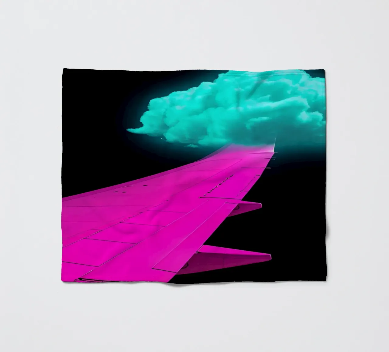 Aereo - Pop Art coperta in pile da ColorCrash Gallery