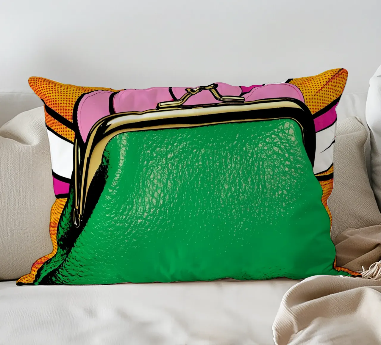 Portamonete - Pop Art cuscino da ColorCrash Gallery
