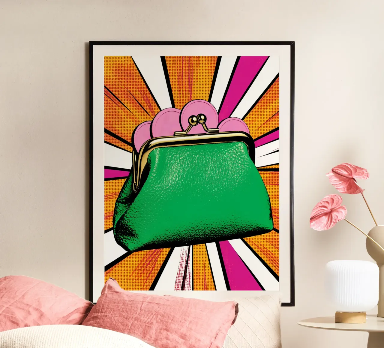 Portamonete - Pop Art carta hahnemühle da ColorCrash Gallery