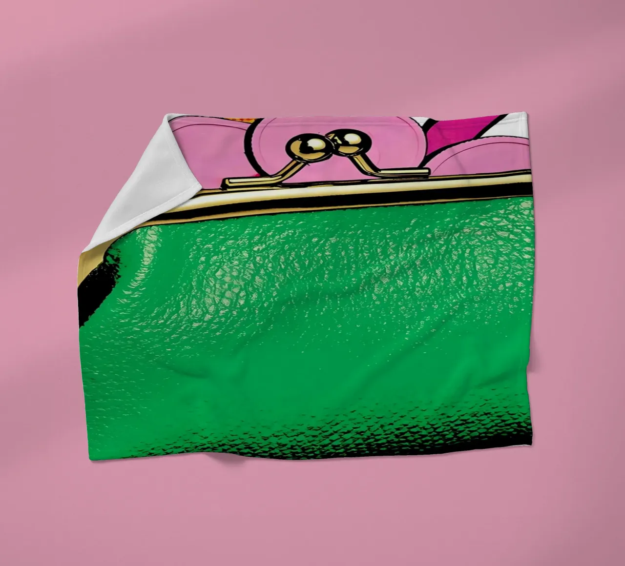 Portamonete - Pop Art coperta in pile da ColorCrash Gallery