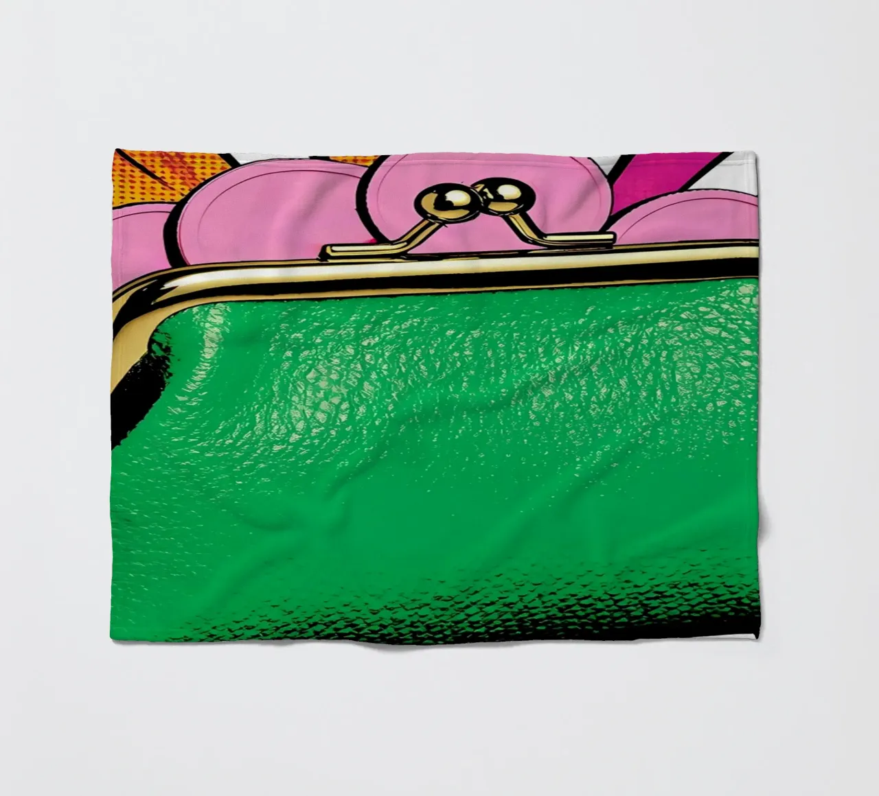 Portamonete - Pop Art coperta in pile da ColorCrash Gallery