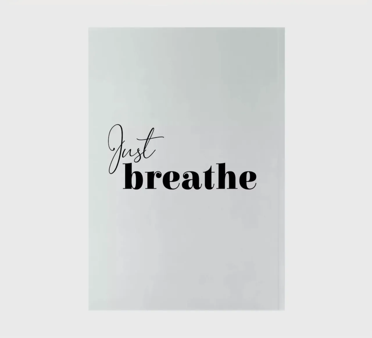 Yoga - Just Breathe notebook by Ayleen