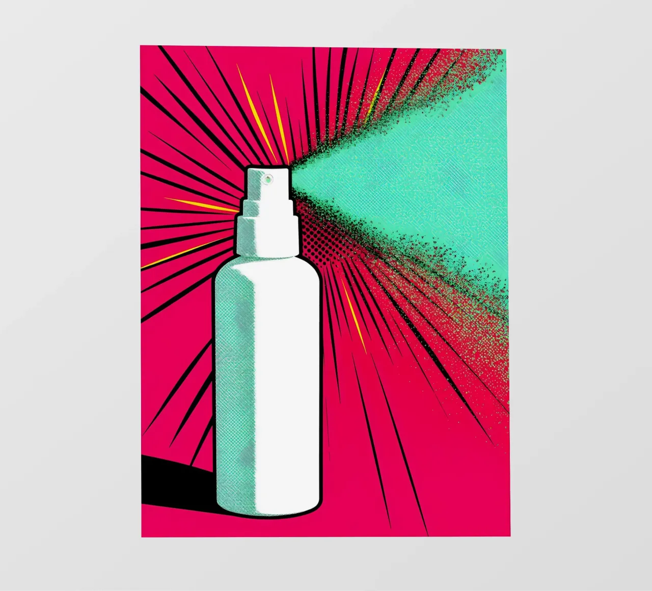 Spray - Pop Art telo in pvc da ColorCrash Gallery