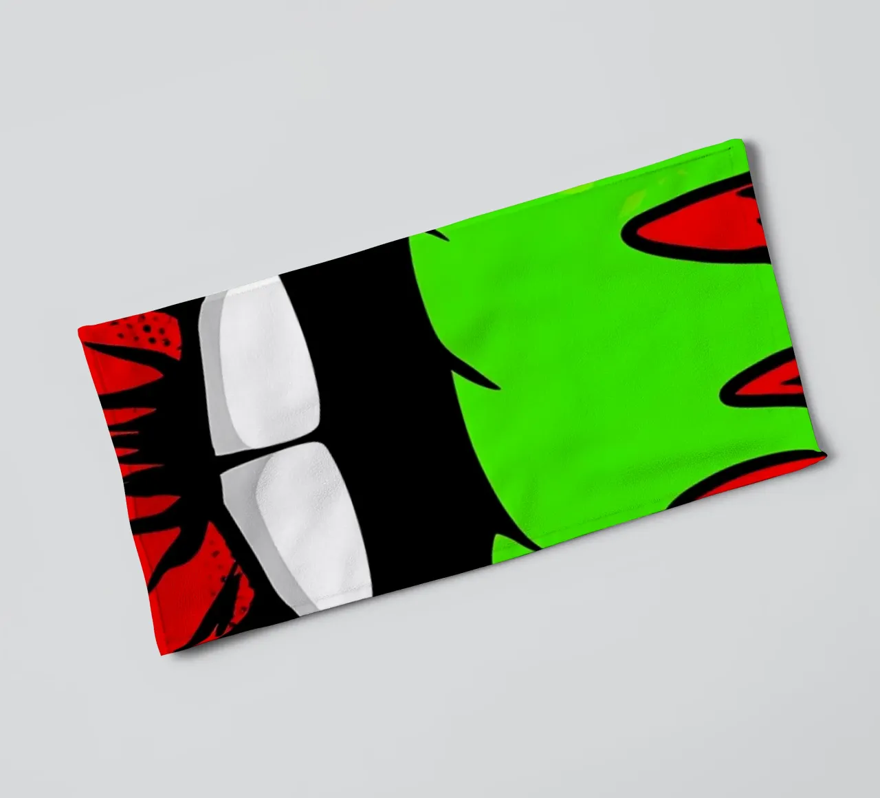 Lips Dripping - Pop Art towel by ColorCrash Gallery