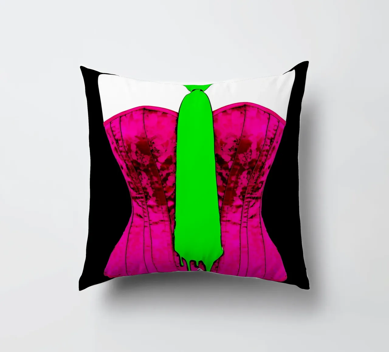 Tie Dripping - Pop Art cuscino da ColorCrash Gallery