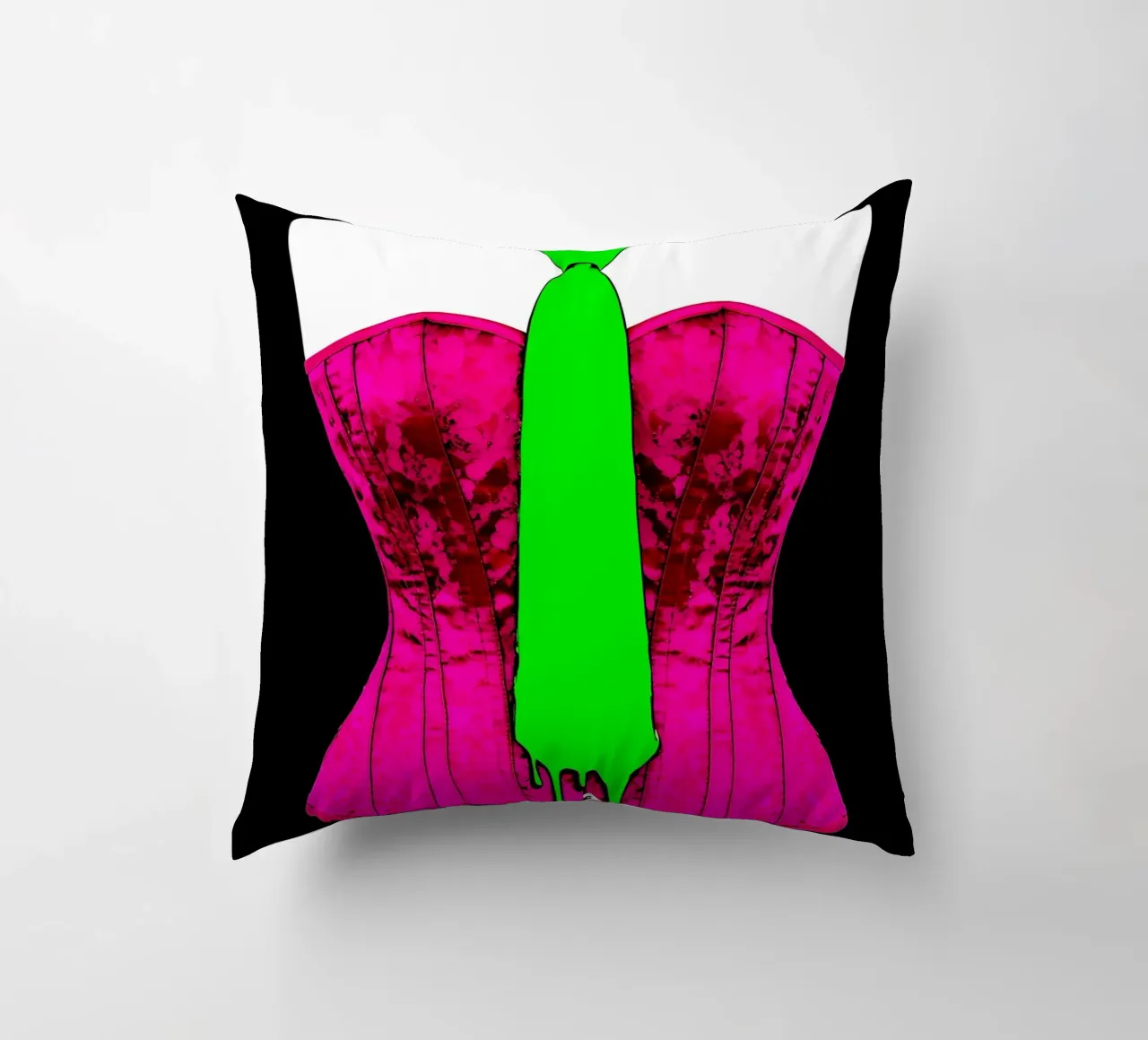 Tie Dripping - Pop Art cuscino da ColorCrash Gallery