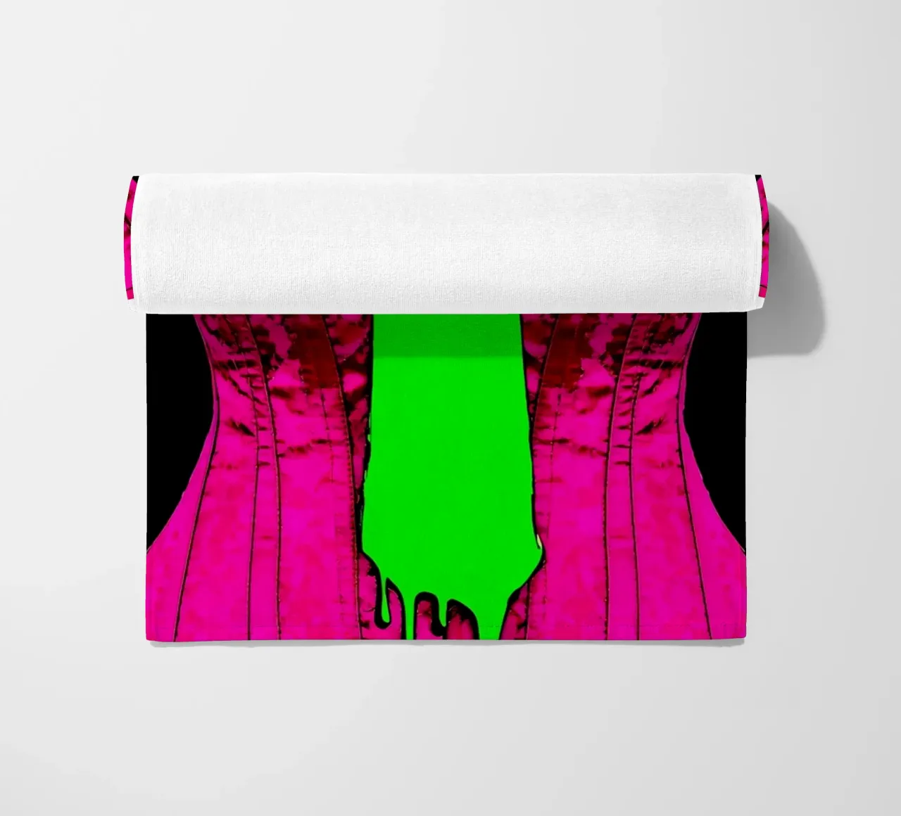 Tie Dripping - Pop Art telo mare da ColorCrash Gallery