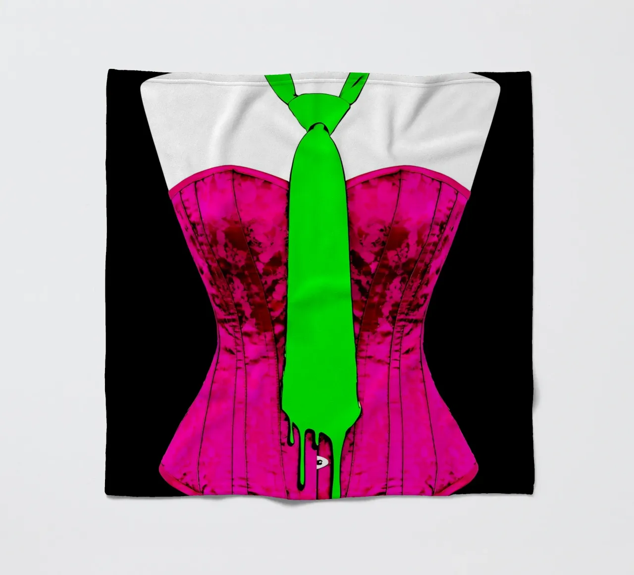 Tie Dripping - Pop Art coperta in pile da ColorCrash Gallery