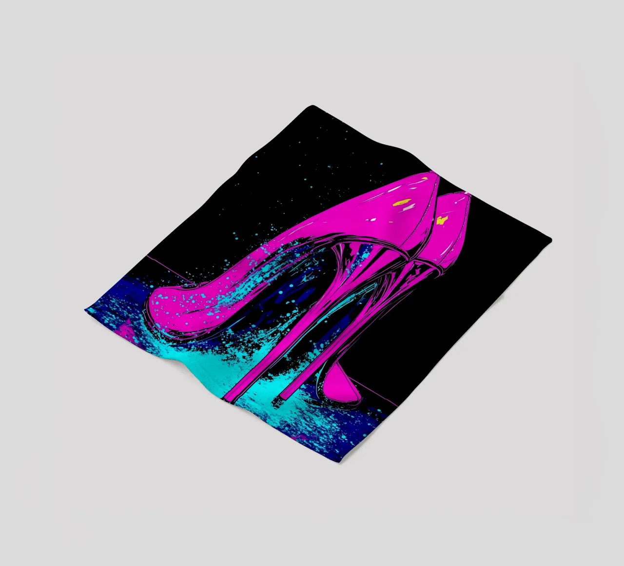 Tacchi alti - Pop Art coperta in pile da ColorCrash Gallery