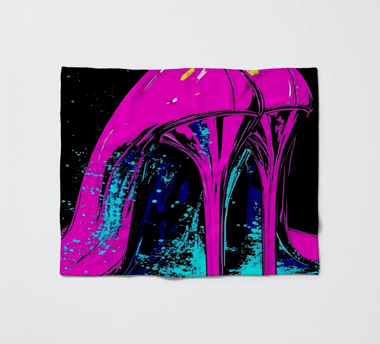 Tacchi alti - Pop Art coperta in pile da ColorCrash Gallery