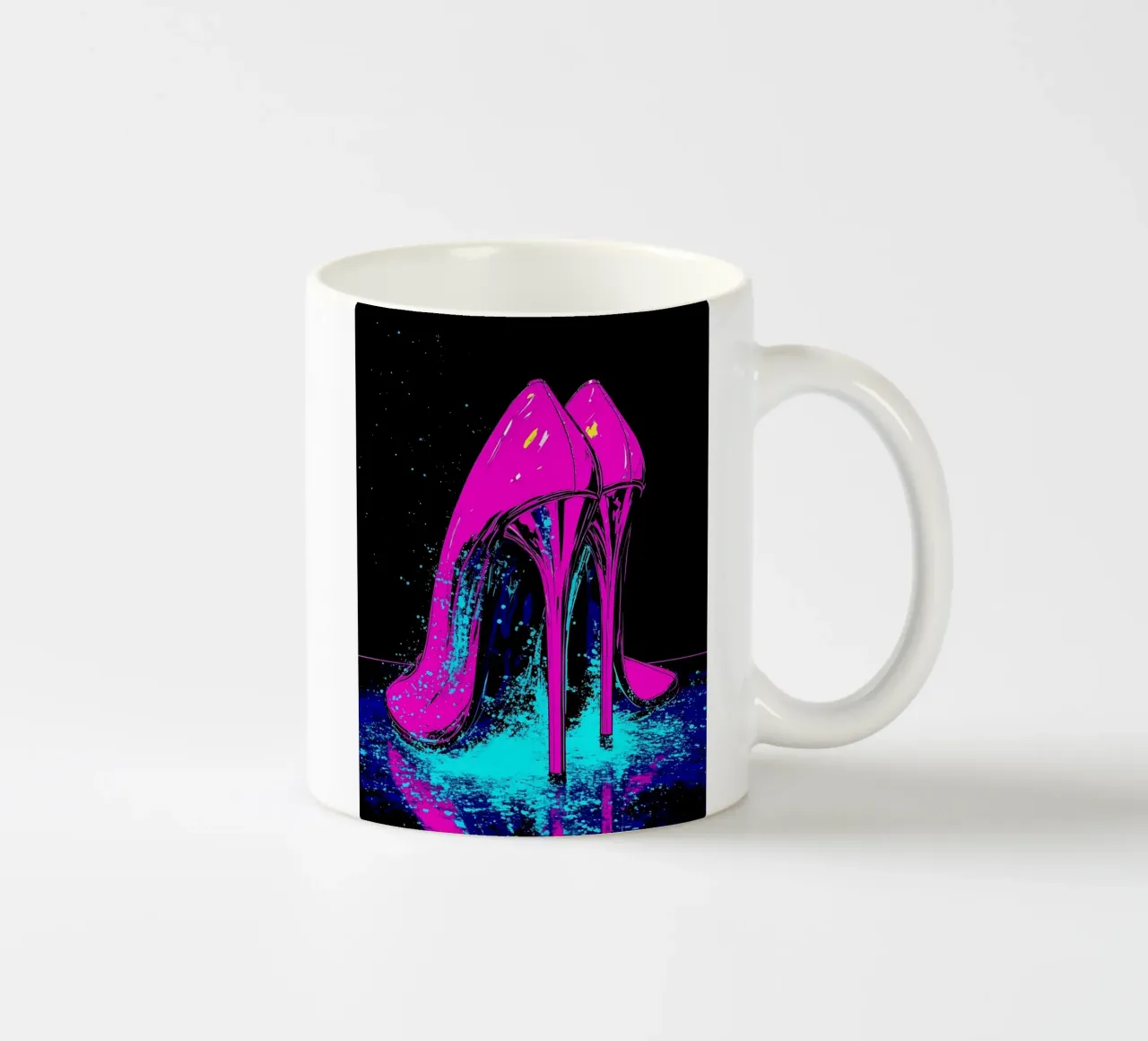 Tacchi alti - Pop Art tazza in ceramica da ColorCrash Gallery