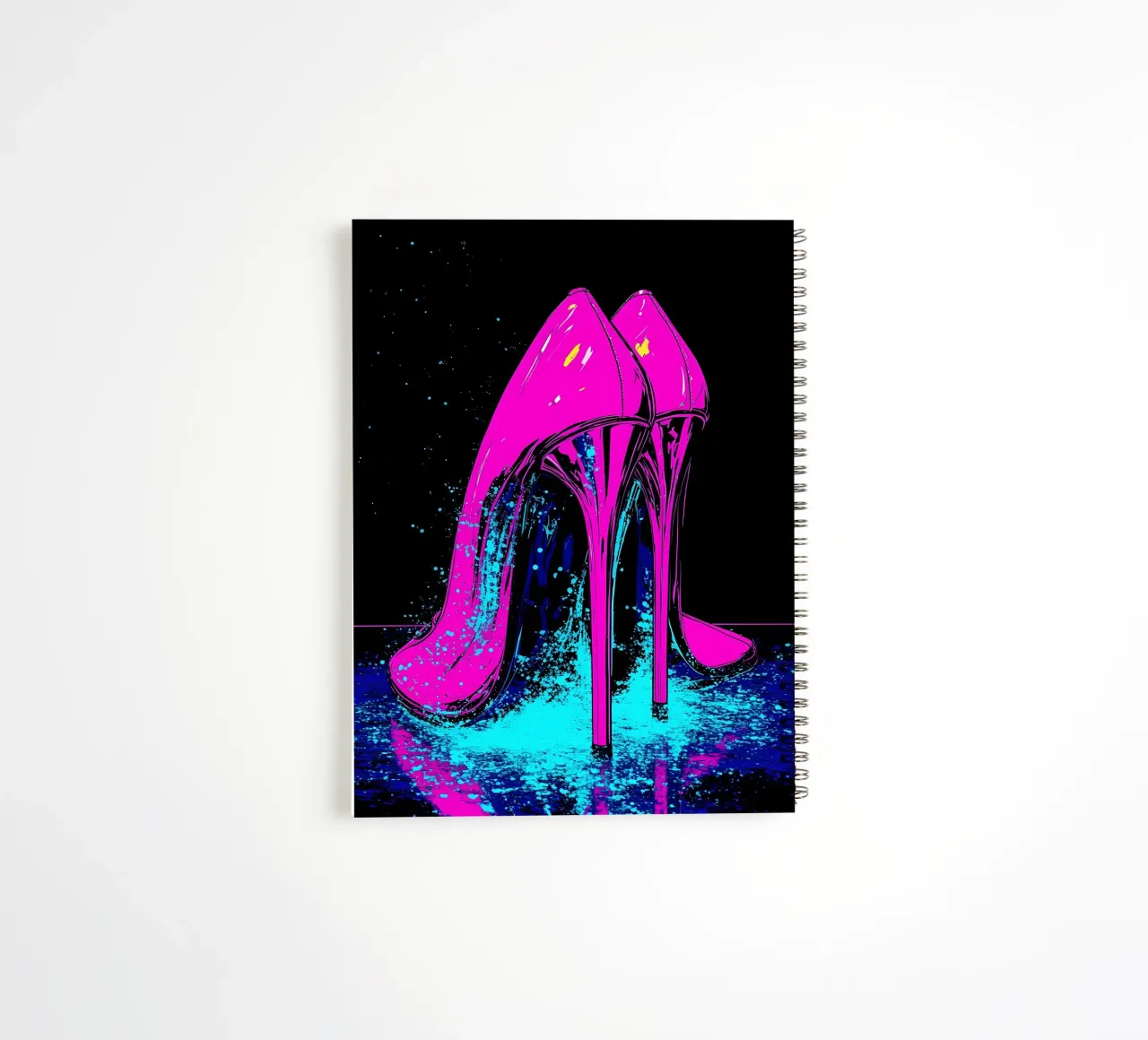 High Heels - Pop Art spiral notebook by ColorCrash Gallery